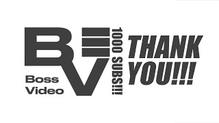 1000 subscribers!!! Thank you!
