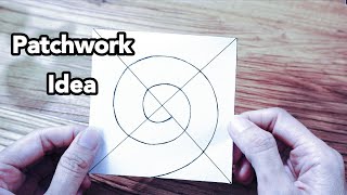 Patchwork Idea┃quilt Idea┃Fabric Scraps┃ Quilting projects #HandyMum