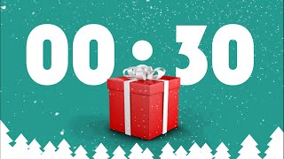 30 second exploding GIFT timer [ Christmas timer ] 🎁