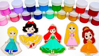 Let's Paint Princess Wooden Puzzles | Colors for Kids | Preschool Toddler Video