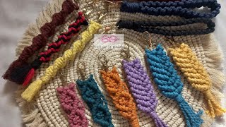 DIY macrame keychain with spiral knot | Macrame keychain 2025