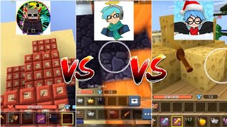How different youtubers build bed defense in Bedwars||Mattsun BG||Amaan BG||Geronani BG||