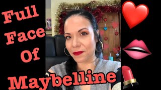 Full Face of Maybelline Makeup - Drugstore