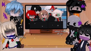 L.O.V reacts to " POV: New student in class " || Bnha/Mha || Pro Heroes || GCRV ||🥀Gacha Club 🥀