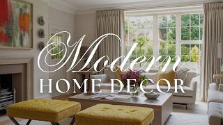 Modern Home Decor Ideas & Inspiration • Relaxing Piano Music TV Background • Quintessential Home
