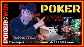Poker NL10 Fab50to5k Jour 06 BK : 766 euros