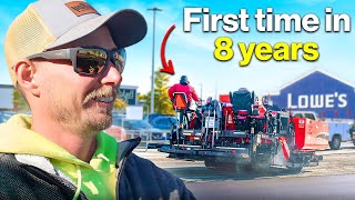 Boss Back From Retirement?! - Paving At Lowes Home Improvement