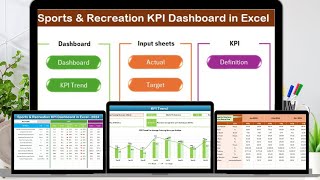 Sports & Recreation KPI Dashboard in Excel