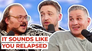 I was in recovery with my coworker; should I tell him I 'bossed up' from sobriety?