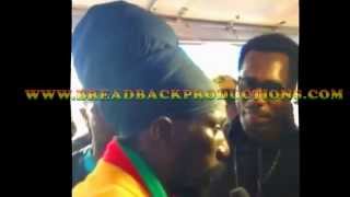 SIZZLA KALONGI MESSAGE AT REBEL SALUTE 2015 BACKSTAGE