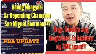 PBA update ll Ginebra Ang magtataas Ng bandera Ng SMC ll Beermen anong nangyari? mahina ba import