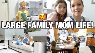 DAY IN THE LIFE OF A MOM OF FIVE! | FINAL TEST, COOK WITH ME, & KIDS' CHORES!