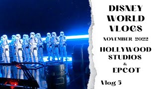 DISNEY WORLD VLOG - Hollywood studios - STAR WARS Galaxy's Edge - Skyliner - EPCOT - November 2022