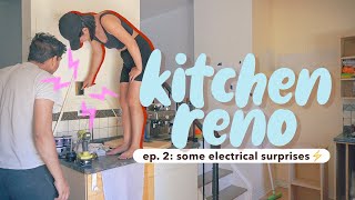 the wiring in this house is so sketchy 💥 DIY KITCHEN RENO - renovating my 70s fixer upper