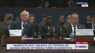 Gov. Tim Walz (D) Testifies on Alleged Misuse of Federal Funds in Minnesota