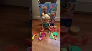 Baby Alive Sunshine Snacks Doll 🌞 opening and review 🍦