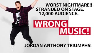 JORDAN ANTHONY - Walk Me Home -  WRONG MUSIC! - 12,000 Audience - OneBigVoice19