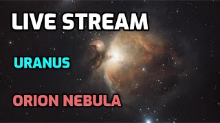Live Stream - Planet Uranus And Orion Nebula
