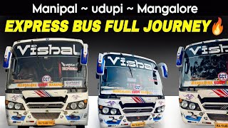 Udupi - Mangalore Express bus full journey🔥ತಪ್ಪದೇ ವೀಕ್ಷಿಸಿ 🚀☝️ #driving #vlog #bus 