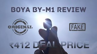 Boya BY-M1 mic review 2025| Only ₹420 in BBD Sale! Worth It? 🎤 best budget mic under 500?
