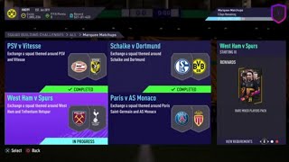 FIFA21 SBC : Marquee Matchup - West Ham v Spurs - Cheapest Solution - NO LOYALTY