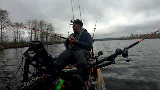 WINTER KAYAK CATFISHING ON THE NORTHWEST RIVER VA / NC 01JAN2026