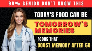 Foods That BOOST MEMORY After 60 💡| Senior Health Tips | Senior Care
