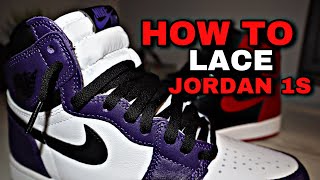 How To Lace Jordan 1s So They Don't Crease