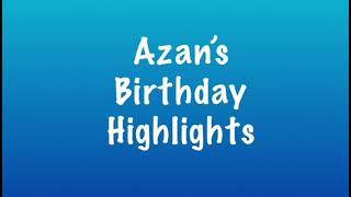 My son birthday highlights| Azan’s 6th birthday party celebration| covid birthday party