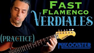 VERDIALES (practice) Nylocaster Flamenco Guitar - by Ben Woods