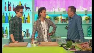 McFly - Tom and Dougie on Sunday Brunch (Edited - only McFly stuff kept) - 1st Dec 2013 PART 1