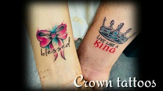 beautiful crown tattoo ideas for men and women | crown tattoo designs 2022 trending