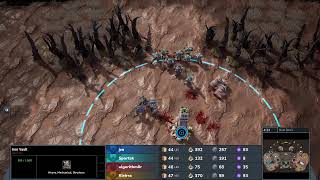 jzn (Van) + jayxp123 (Van) vs algorithm0r (Inf) + Kieirra (Van) - Stormgate 2v2 - Custom