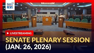 LIVE - Senate plenary session (Jan. 26, 2026) - Replay | GMA Integrated News