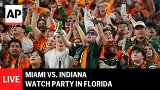 Miami vs Indiana: LIVE watch party in Florida of college football championship