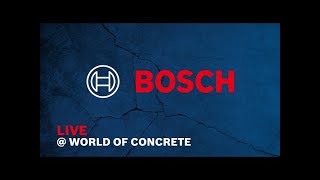 Bosch Power Tools Live from World of Concrete 2025
