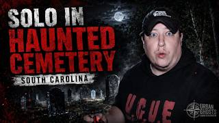 Investigating Haunted Cemetery In The Woods ALONE AFTER DARK