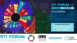 UN STI Forum 2023 Side Event DigitalArt4Climate, Blockchain4Climate & COP28