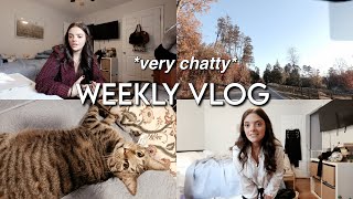 *very chatty* week in my life vlog: 9-5 work week, new hobbies, & an update on studying abroad! 📝📦🇬🇧