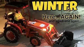 Conquering Adversity: Staying Sane Multiple SHTF Moments with the Kubota & Land Pride Snow Pusher