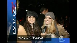 Paola e chiara @TVmoda 2006