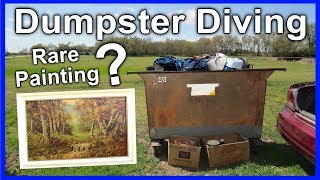 Did I Find A Rare Expensive Painting Dumpster Diving #277