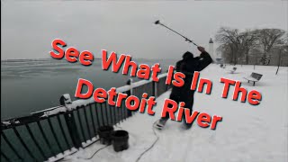 Winter Magnet Fishing in Detroit