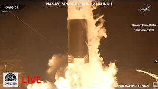 NASA's SpaceX Crew-12 Launch | 13th Feb 2026 | Highlights | The Diary Of a Star Gazer
