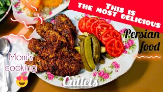 how to make a Persian food in a short time. CUTLETS|کتلت گوشت 😋🤗