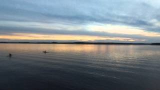 Kayaks on Nuasjärvi Finland filmed by BebopDrone