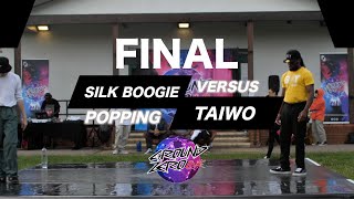 Popping Final | Ground Zero Live 2021 | Silk Boogie Vs Taiwo
