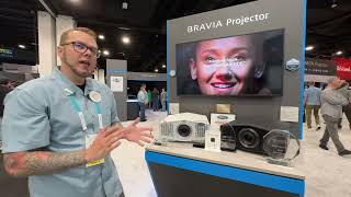 Sony's Amazing CEDIA 2024 Booth   Complete Tour with TV and Projector Demos