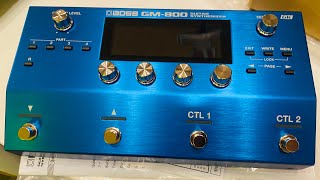 Unboxing BOSS GM-800