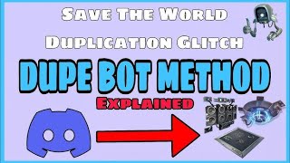 Fortnite Save The World ~ Duplication Glitch ~ Discord Bot